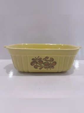 PFALTZGRAFF 16 oz OVEN & MICROWAVE CASSEROLE DISH FTDA 1983 YELLOW